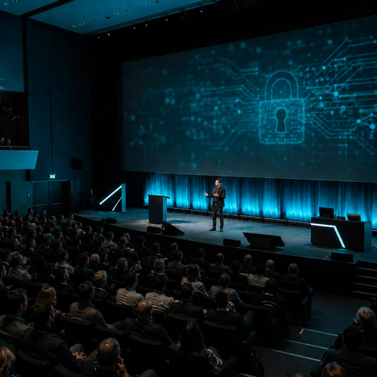 Cybersecurity presentation at Black Hat USA conference